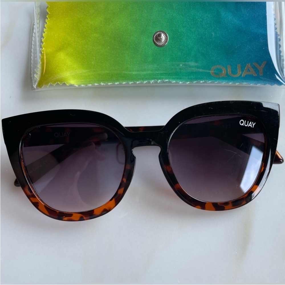 QUAY Noosa ombré tortoise sunglasses